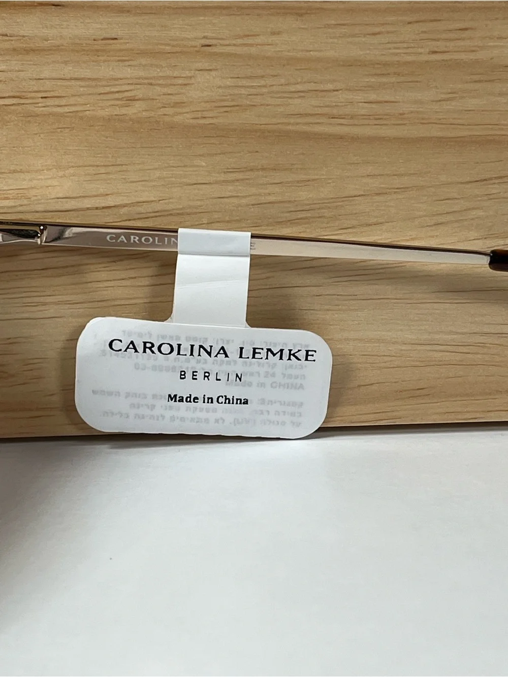 Brand New In Box Carolina Lemke Berlin Designer Sunglasses Demi Gold Style